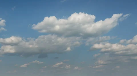 The movement of clouds over the fields of wheat in the vast steppes of the Don Stock Footage 63166059