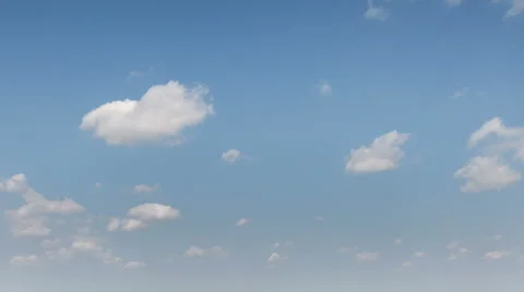 The movement of clouds over the fields of wheat in the vast steppes of the Don Stock Footage 63166593