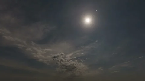 The movement of clouds over the fields of wheat in the vast steppes of the Don Stock Footage 63199663