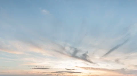 The movement of clouds over the fields of wheat in the vast steppes of the Don Stock Footage 63208499