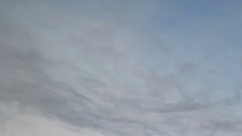 The movement of the clouds over the fields of winter wheat in spring in steppes Stock Footage 73936705