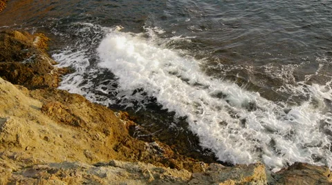 Movement of the clouds over the sea (time-lapse) Stock Footage 45822071