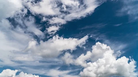 The movement of clouds in the sky. Time lapse 스톡 동영상 112756371