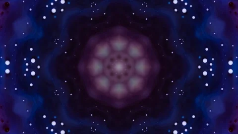 Movement of colored geometric shapes, decorative kaleidoscope. Stock Footage 121886002