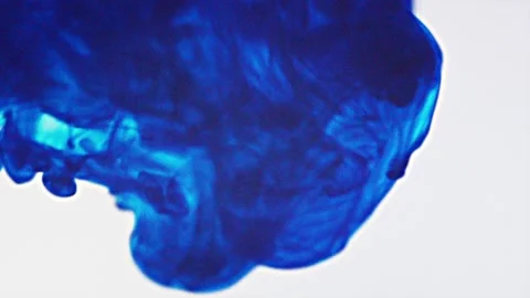 Movement of colored ink in liquid Stock-Footage 142733131