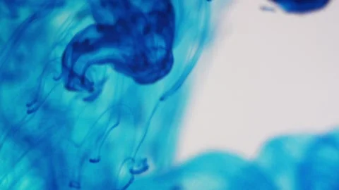 Movement of colored ink in liquid. Stock-Footage 142733132