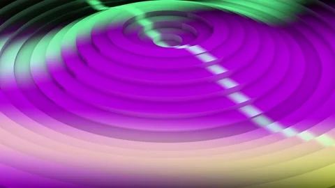Movement of colored rings. 3d animation Vídeo Stock 138276861