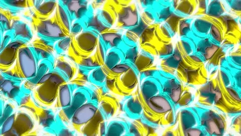 Movement of Complex Geometric Figures 03. 4K Stock Footage 271243638