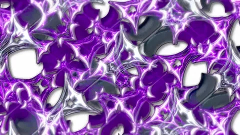 Movement of Complex Geometric Figures. 4K Video stock 271243681