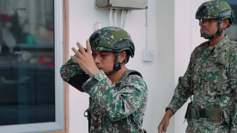 Movement Control Order - Malaysia 2 Video stock 143409263