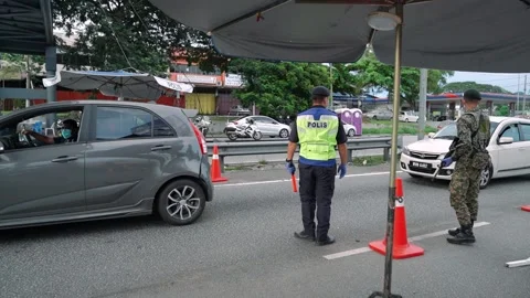 Movement Control Order - Malaysia 25 Stock-Footage 143409988