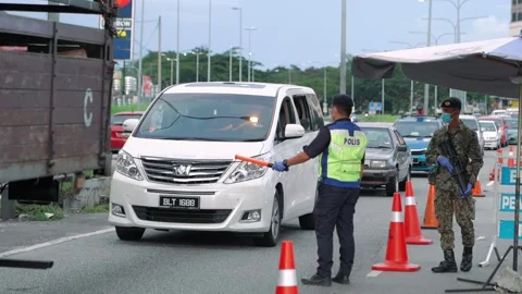 Movement Control Order - Malaysia 32 Stock-Footage 143410003