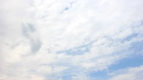 Movement of cumulus continuous clouds on blue beautiful sky, accelerated 스톡 동영상 146775751