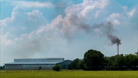 Movement of dark smoke, Time lapse. Stock-Footage 72292113