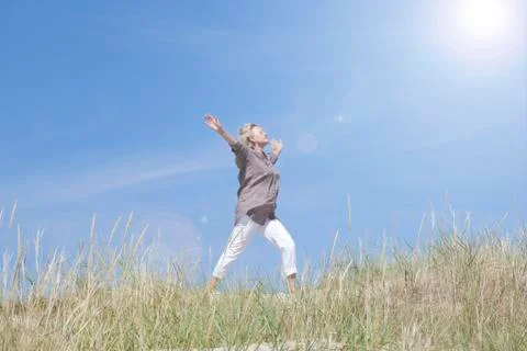 Movement in the dunes Fotos de archivo