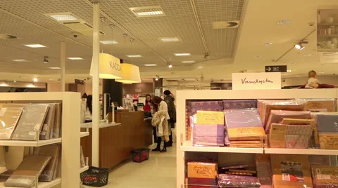 The movement of the elevator up and down the floor of the shopping complex Stock Footage 45207369