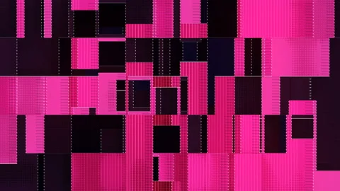 The movement of flat rectangular containers. 3d render loop animation. 4K, UHD Stock Footage 124590594