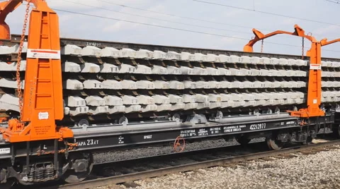 The movement of freight trains Stock Footage 62642709