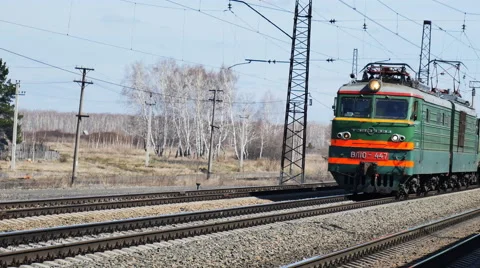 The movement of freight trains Stock Footage 62777358