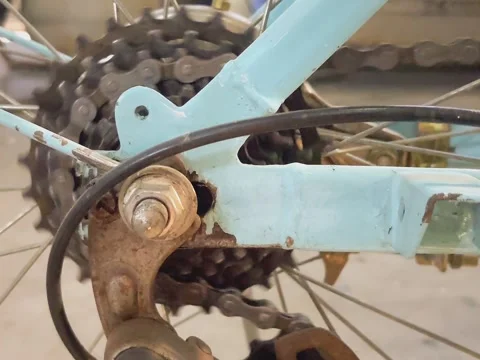 Movement of gears and chains Stock Footage 288052355