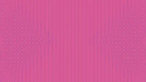 Movement of geometric shapes on pink background. 3d rendering loop animation Video stock 241798678