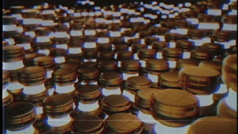 Movement of glowing flasks Stock Footage 240649478