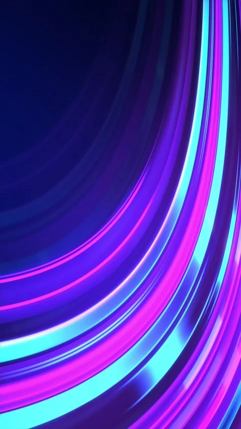 The movement of the glowing lines in perspective. Stock Footage 240724305