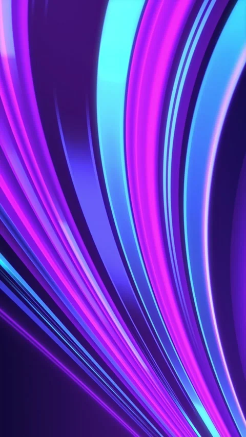 The movement of the glowing lines in perspective. Stock Footage 240724320
