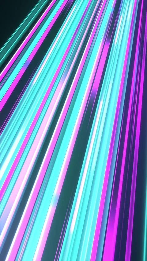 The movement of the glowing lines in perspective. Stock Footage 240724336