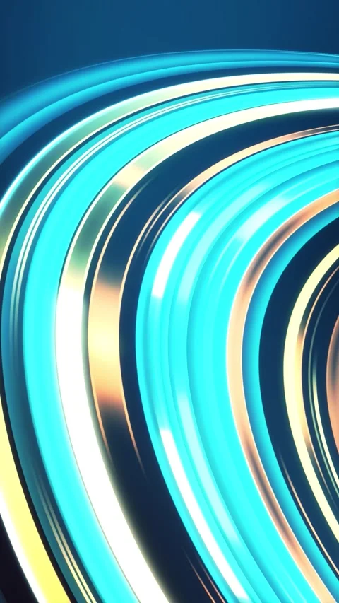 The movement of the glowing lines in perspective. Stock Footage 240724349