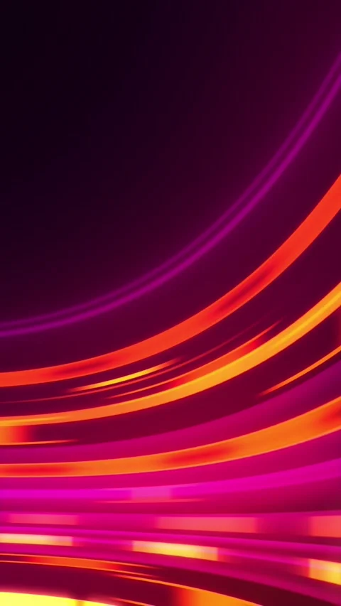 The movement of the glowing lines in perspective. Stock Footage 240724402