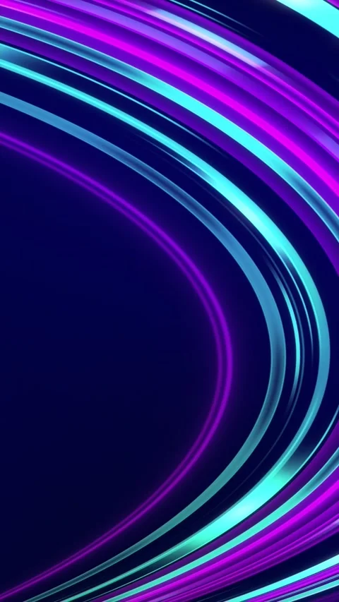 The movement of the glowing lines in perspective. Stock Footage 240724429