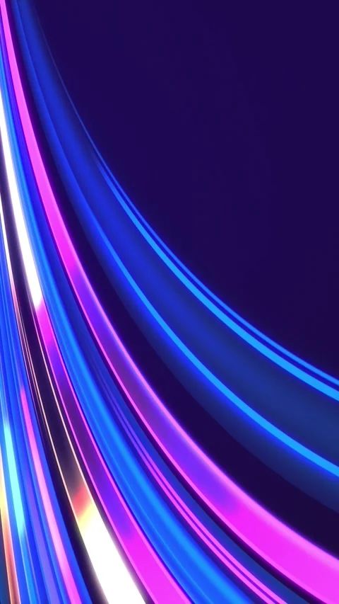 The movement of the glowing lines in perspective. Video stock 240724470