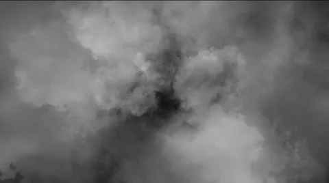 Movement of grey clouds Stock Footage 45598180