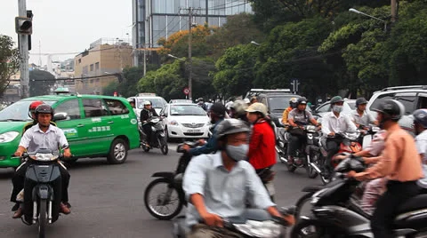 Movement on highways without observance of rules Stock Footage 23776545