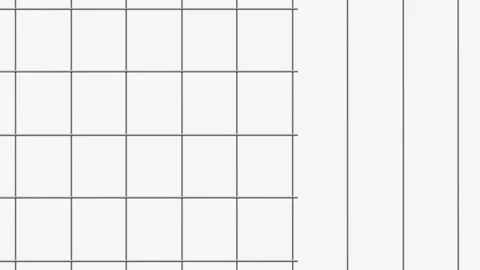 Movement of  horizontal and vertical lines forms square cells parallel and .. Stock Footage 309880137