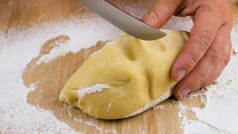 The movement of the kitchen knife. Stock Footage 117253253