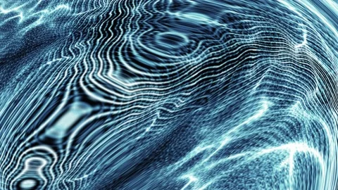 Movement of light, blue, white lines on a black background Stock Footage 197738101