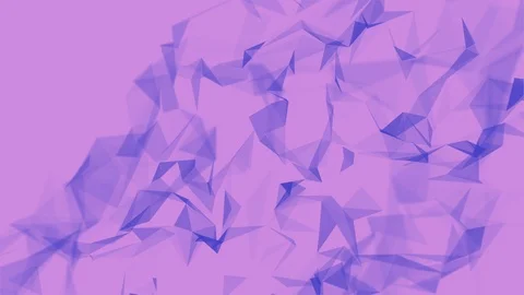 Movement of lines and points. Lilac and purple. Stock Footage 111554714