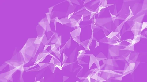 Movement of lines and points. White and purple. Stock Footage 111554396