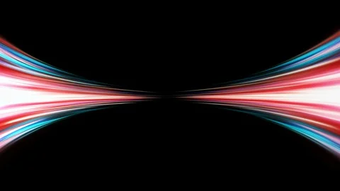 Movement of long light on black , Ready transparent effect for post productio Stock-Footage 95567185