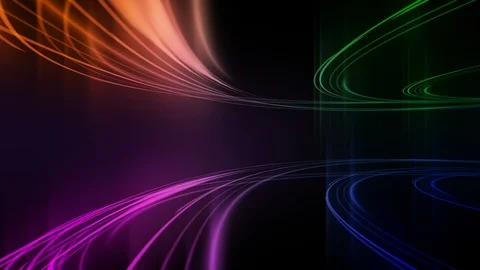 Movement of long light on black , Ready transparent effect for post productio Stock Footage 95947791