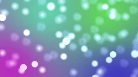 The movement of luminous balls on a multicolored background Stock Footage 162524505