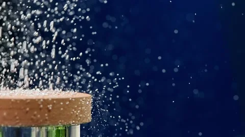Movement of Many bubbles under water, freshwater aquarium. Oxygen diffuser .. Stock Footage 254624091