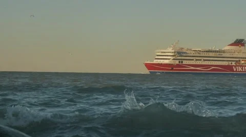 The movement of a marine vessel Vídeos de archivo 58784474