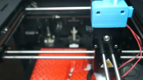 Movement mechanisms of 3d printer 動画素材 89658472