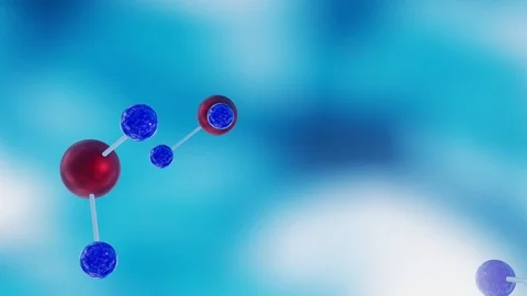 The movement of molecules 3D Stock Footage 102946561