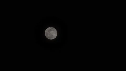 The movement of the moon Stock Footage 143650358