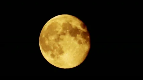 Movement of the moon - timelapse Stock Footage 11883280
