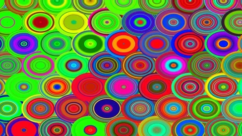Movement of multiple glittering round shapes Stockbeeldmateriaal 130639107